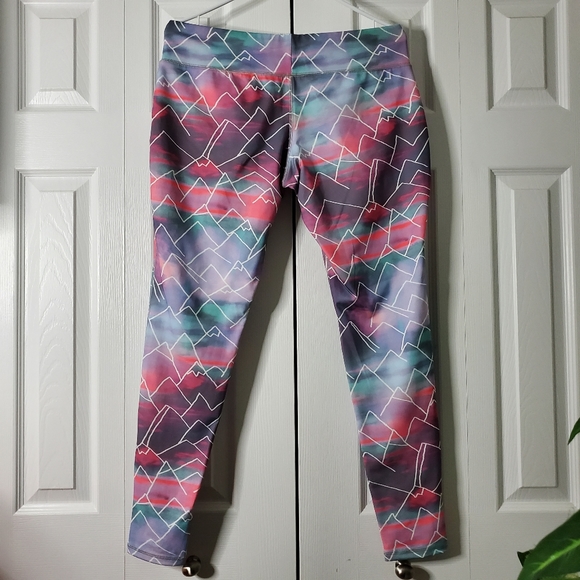 Mossimo Supply Pastel Mountain Workout Pant Sz L - Picture 4 of 14